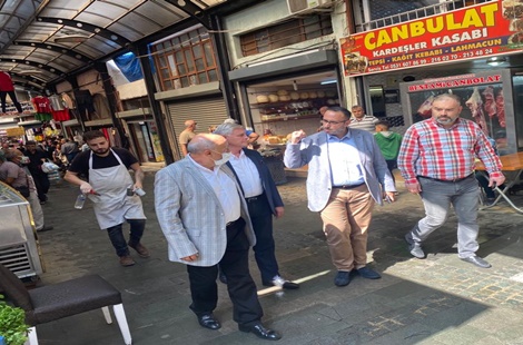 ÇARŞI ESNAFIYLA SAĞANAK YAĞIŞLARIN ETKİLERİ DEĞERLENDİRİLDİ