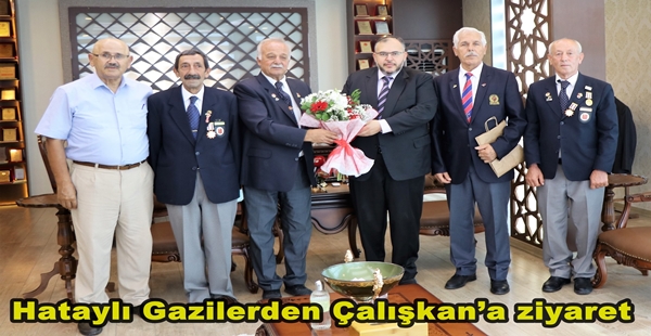Hataylı Gazilerden Çalışkan’a ziyaret