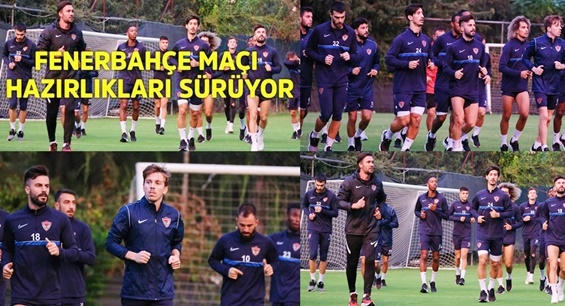 Atakaş Hatayspor, Fenerbahçe Maçı Hazırlıklarını Sürdürüyor