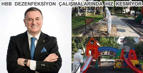 HBB DEZENFEKSİYON ÇALIŞMALARINDA HIZ KESMİYOR
