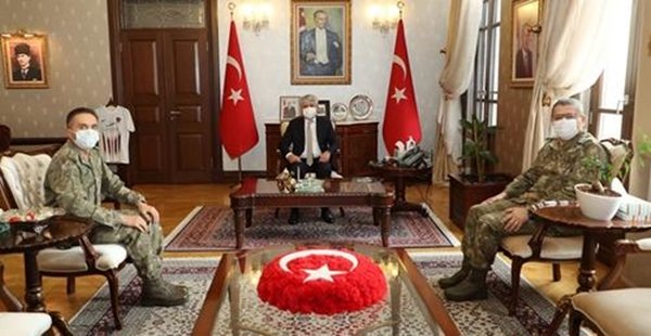 Tuğgeneral Tutucu’dan Vali Doğan’a ziyaret
