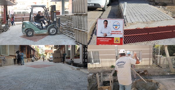SAMANDAĞ’DA YOL YAPIM ÇALIŞMALARI DEVAM EDİYOR