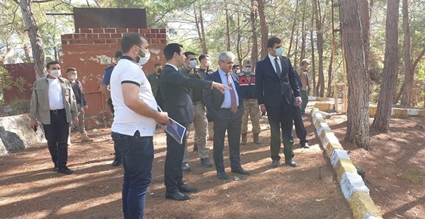 Vali Doğan yeryüzü cennetini inceledi