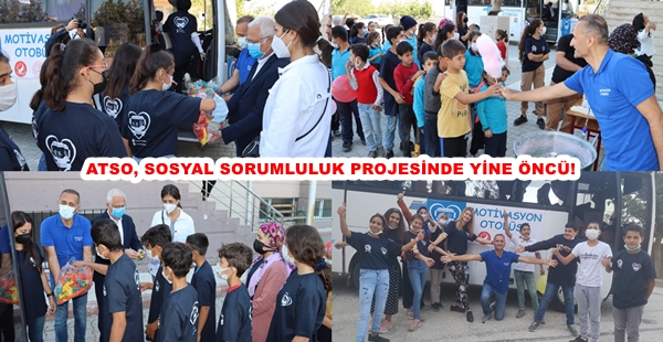 ATSO SPONSOR OLDU, MOTİVASYON OTOBÜSÜ HATAY’DA ÖĞRENCİLERLE BULUŞTU