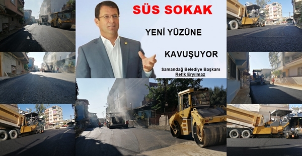 SÜS SOKAK YENİ YÜZÜNE KAVUŞUYOR