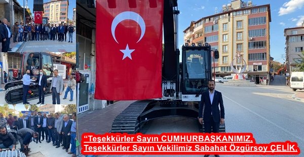 YAYLADAĞI BELEDİYESİ ARAÇ FİLOSUNUN YENİ ÜYESİ: EKSKAVATÖR (PALETLİ KEPÇE)