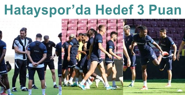 Hatayspor’da Hedef 3 Puan