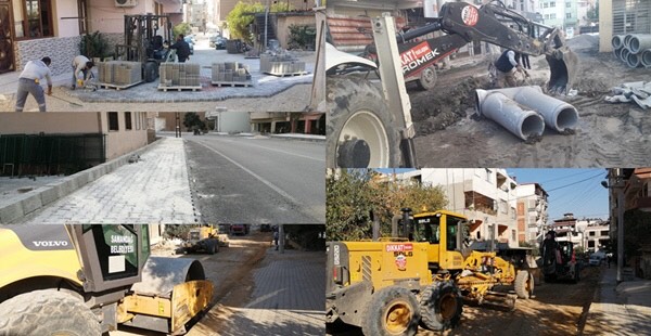 FEN İŞLERİ EKİPLERİ ÇALIŞMALARINI SÜRDÜRÜYORLAR