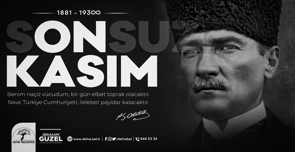 BAŞKAN GÜZEL’İN 10 KASIM MESAJI