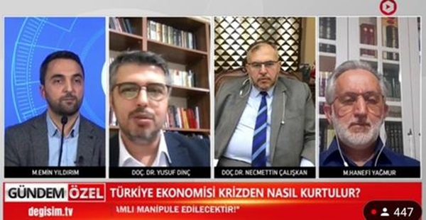 Çalışkan; “Faizi kökünden kaldırma girişimi olmadığı ortada”