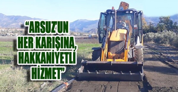 ARSUZ BELEDİYESİ EKİPLERİ,”ARSUZ’UN HER KARIŞINA HAKKANİYETLİ HİZMET” SLOGANIYLA ÇALIŞMALARINA ARALIKSIZ DEVAM EDİYOR.