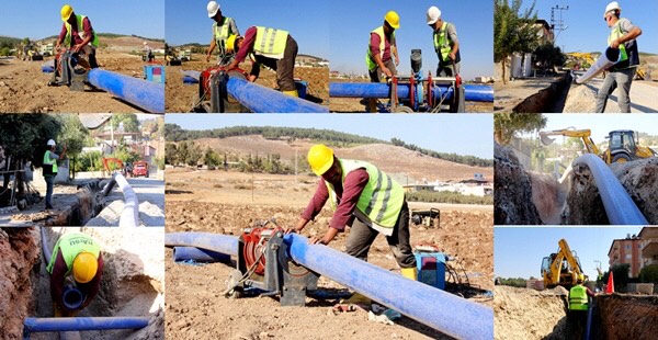 KIRIKHAN’DA ŞEBEKE YENİLEME ÇALIŞMALARI TAM GAZ DEVAM