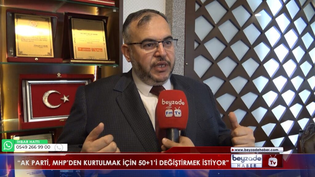 “AK PARTİ, MHP’DEN KURTULMAK İÇİN 50+1’İ DEĞİŞTİRMEK İSTİYOR”