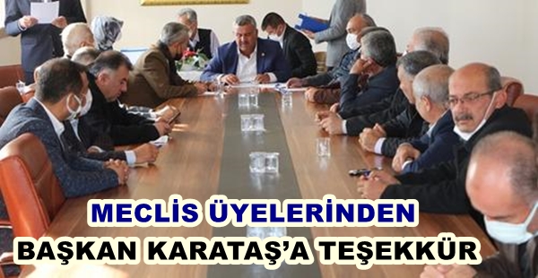 BAŞKAN KARATAŞ, YILIN SON MECLİSİNE BAŞKANLIK YAPTI