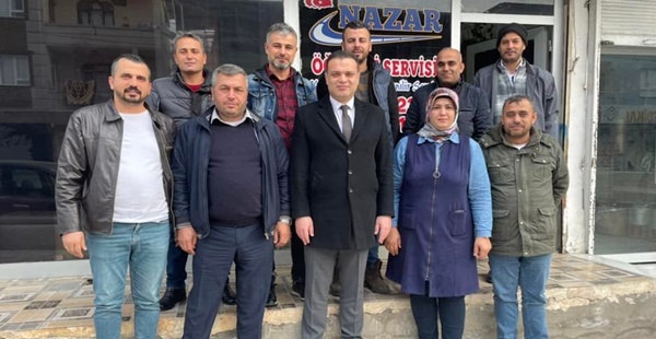 BAŞKAN YILMAZ, ZİYARETLERİNİ TAM GAZ SÜRDÜRDÜ