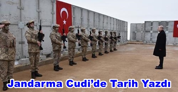 JANDARMA CUDİ’DE TARİH YAZDI
