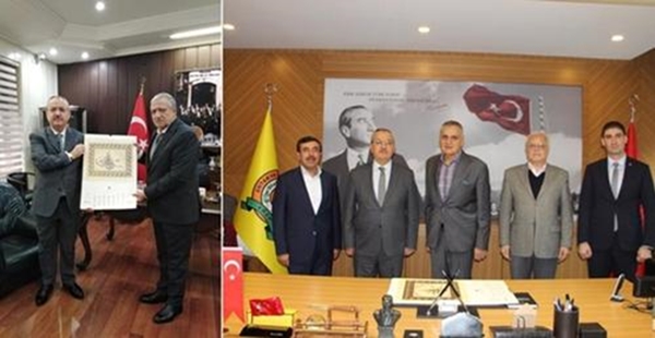 MÜFTÜ BİLGİLİ’DEN ATSO VE HESOB’A ZİYARET