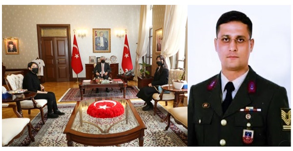 VALİ DOĞAN, ŞEHİT AİLESİNİ AĞIRLADI