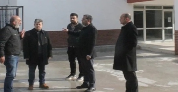 MÜDÜR TECİMEN’DEN OKUL İNŞAATLARINA İNCELEME