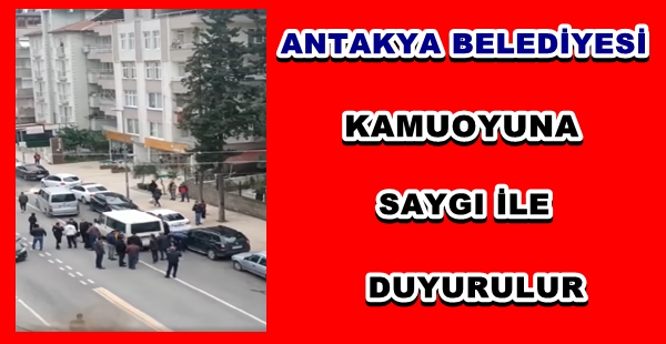 KAMUOYUNA SAYGI İLE DUYURULUR