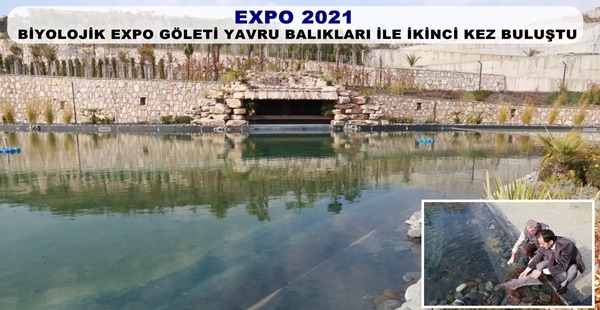 BİYOLOJİK EXPO GÖLETİ YAVRU BALIKLARI İLE İKİNCİ KEZ BULUŞTU