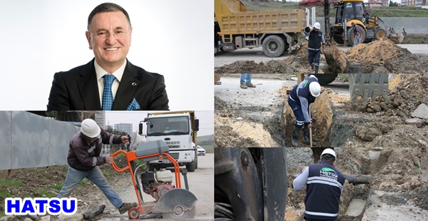 ALTYAPISI EKSİK MESKENLERİN İHTİYACI KARŞILANIYOR