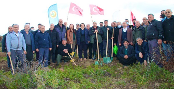 YANAN BÖLGE TAMAMEN AĞAÇLANDIRILIYOR