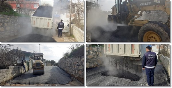 ANTAKYA BELEDİYESİ FEN İŞLERİ ÇALIŞMALARI ARALIKSIZ SÜRÜYOR