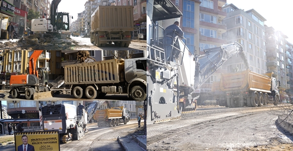 FATİH CADDESİ’NDE ÇALIŞMALAR BAŞLADI