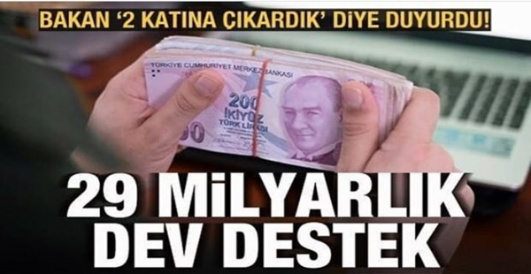 UCUZ GIDA İÇİN ÜRETİCİYE BÜYÜK DESTEK