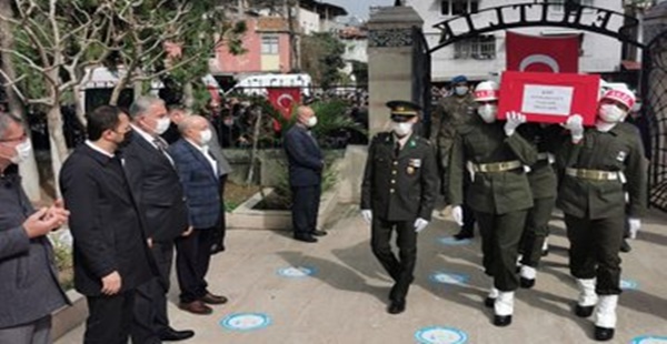 ŞEHİDİMİZİ SON YOLCULUĞUNA UĞURLADIK