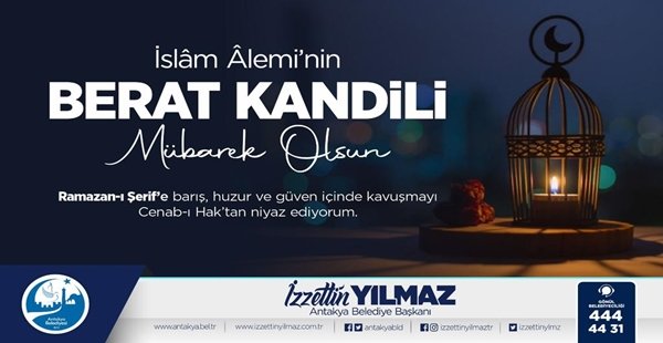 BAŞKAN YILMAZ BERAT KANDİLİ’Nİ KUTLADI
