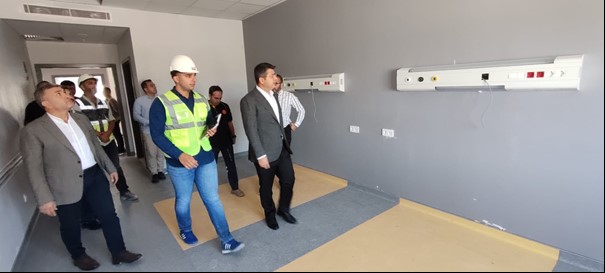 Defne, Antakya ve İskenderun Acil Durum Hastanelerinde yerinde inceleme