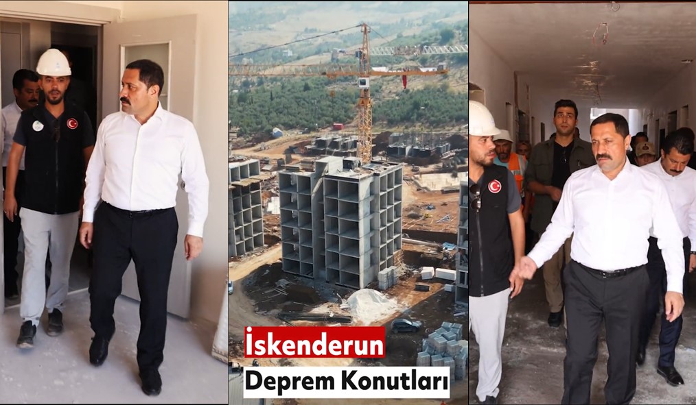 VALİ MASATLI İSKENDERUN’DA DEPREM KONUTLARINI İNCELEDİ