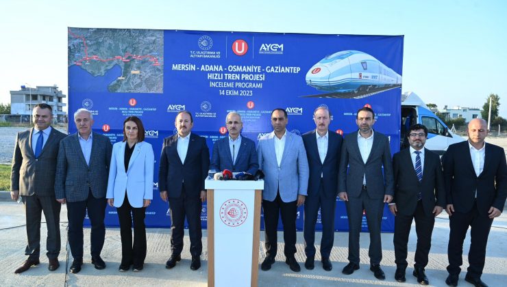 BAKAN URALOĞLU, HIZLI TREN HATTI’NDA İNCELEMELERDE BULUNDU