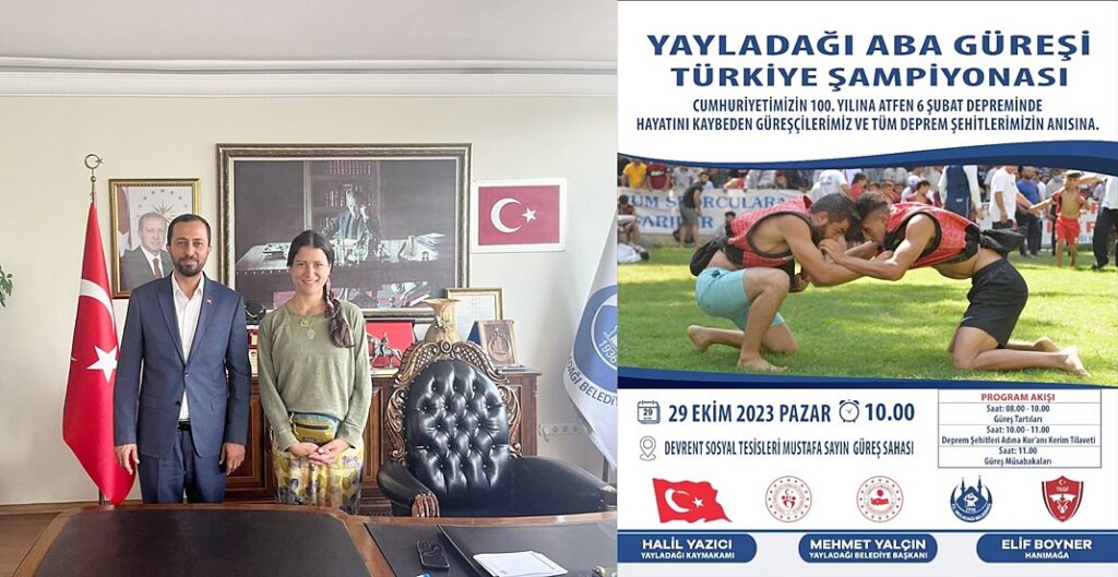 BAŞKAN YALÇIN’DAN ABA GÜREŞLERİNE DAVET
