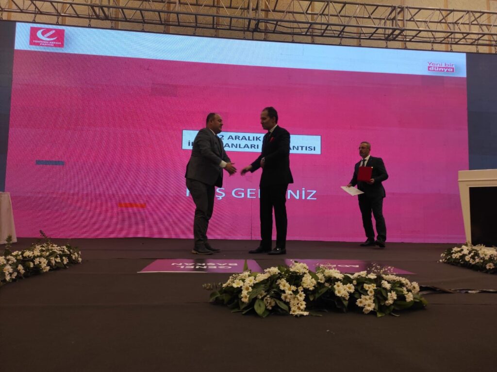 GALİP ALTINÖZ YENİDEN REFAH PARTİSİ İL BAŞKANLIĞINA ATANDI