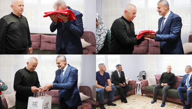 BAŞKAN ÖNTÜRK’TEN ŞEHİT AİLESİNE BAYRAM ZİYARETİ