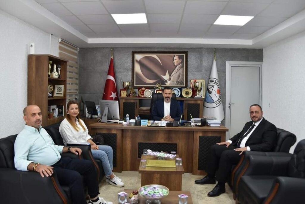 BAŞKAN ŞENER’DEN ARSUZ VE DÖRTYOL BELEDİYELERİNE ZİYARET