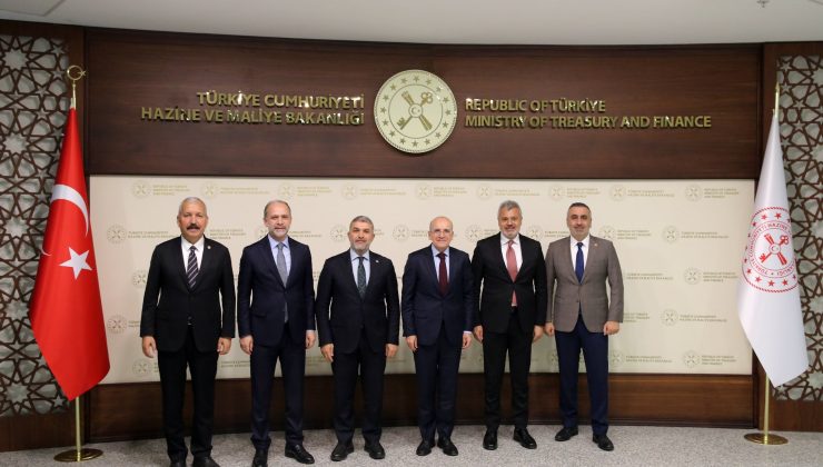 MİLLETVEKİLLERİ VE ÖNTÜRK’TEN BAKAN ŞİMŞEK’E ZİYARET