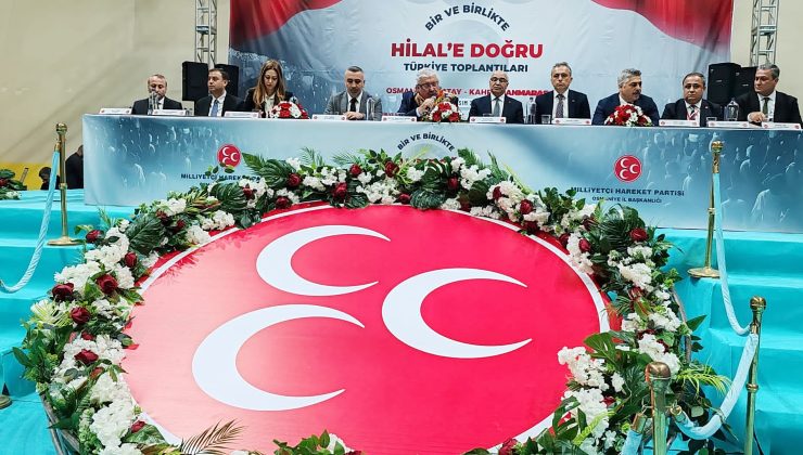 MHP HATAY “BİR VE BİRLİKTE HİLAL’E DOĞRU” TÜRKİYE TOPLANTISINA KATILDI
